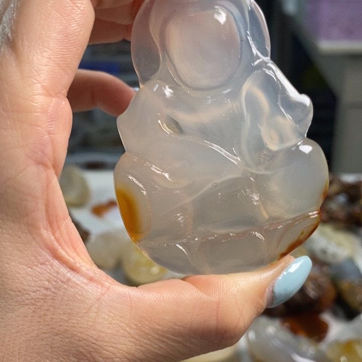 玛瑙/玉髓未镶嵌吊坠(不含链)