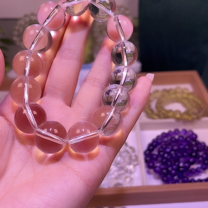 A***营烟晶手链未镶嵌双A16