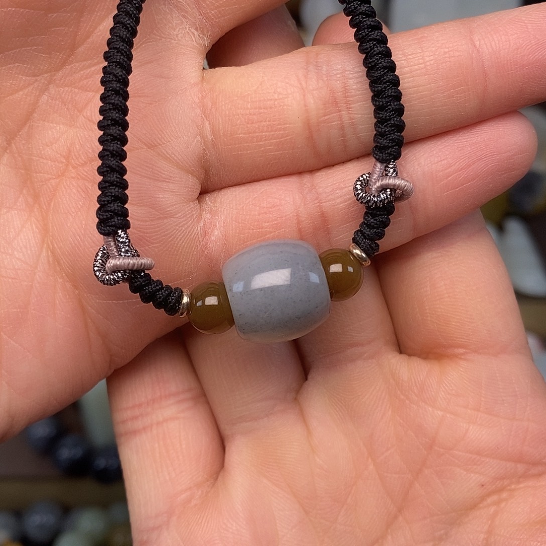 和田玉未镶嵌颈饰7