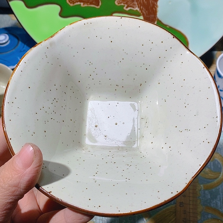 瓷片新年快乐万事如意