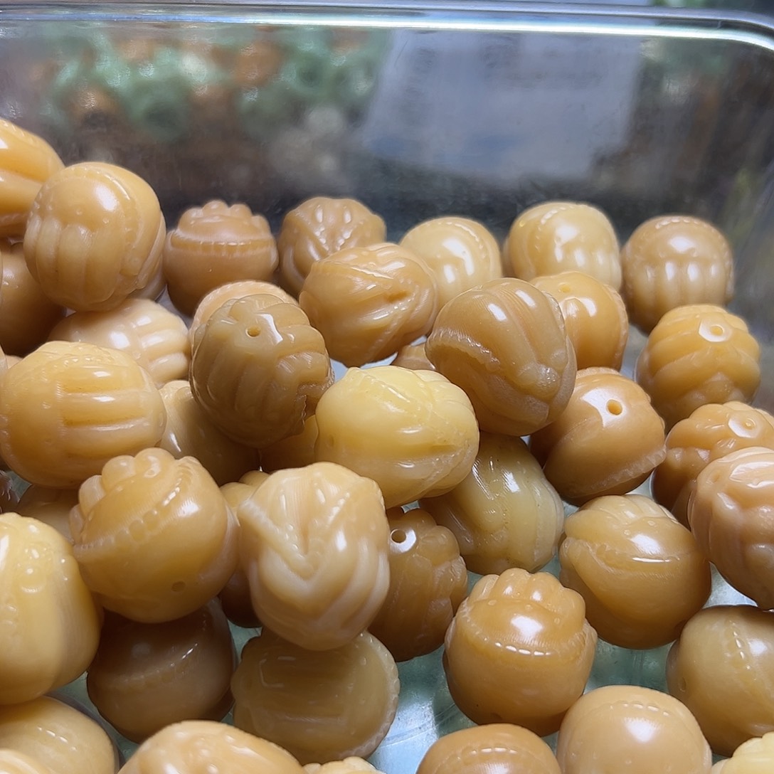 白玉菩提吊坠卡23大佛手5颗