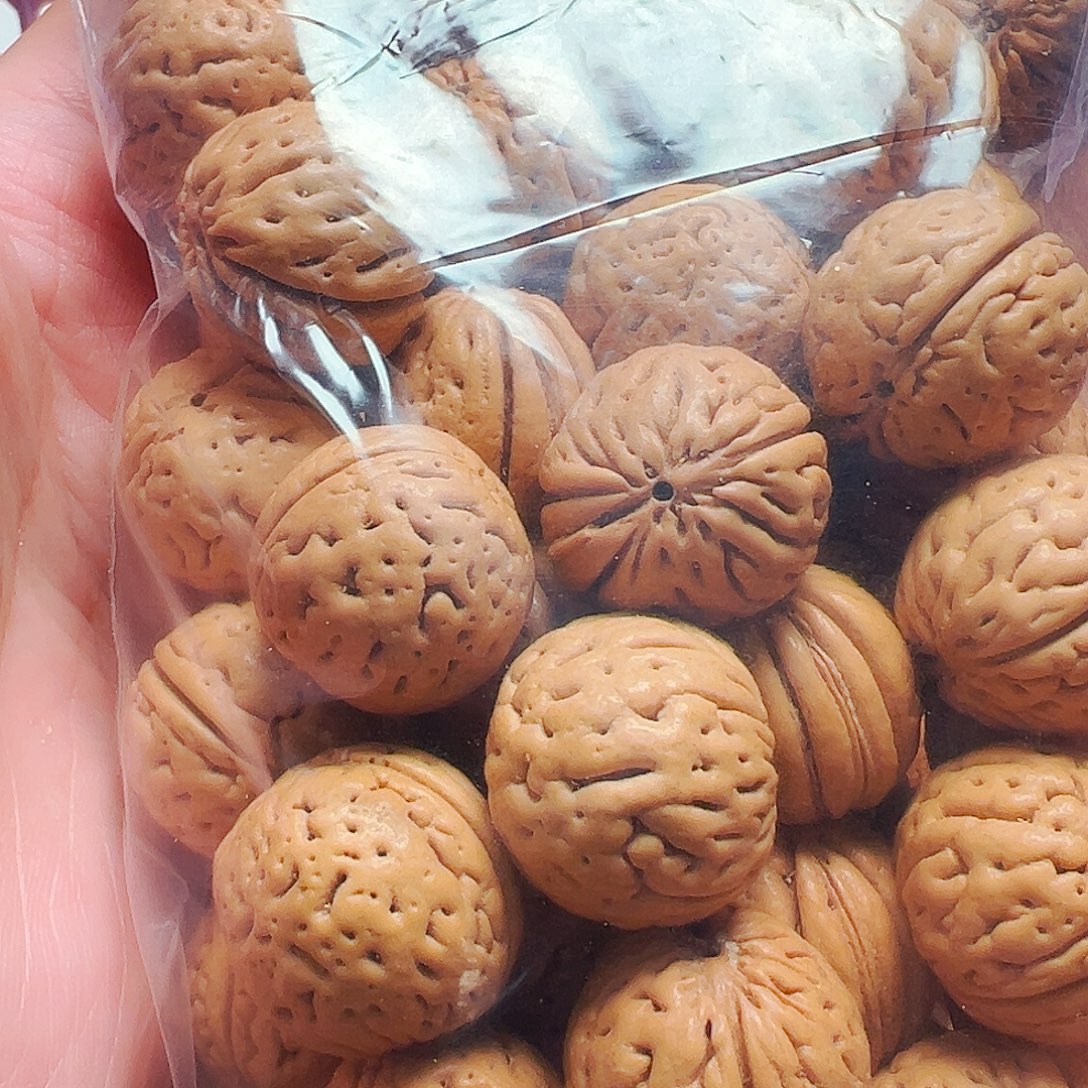 清***馆桃核吊坠河北一号肌肉50颗