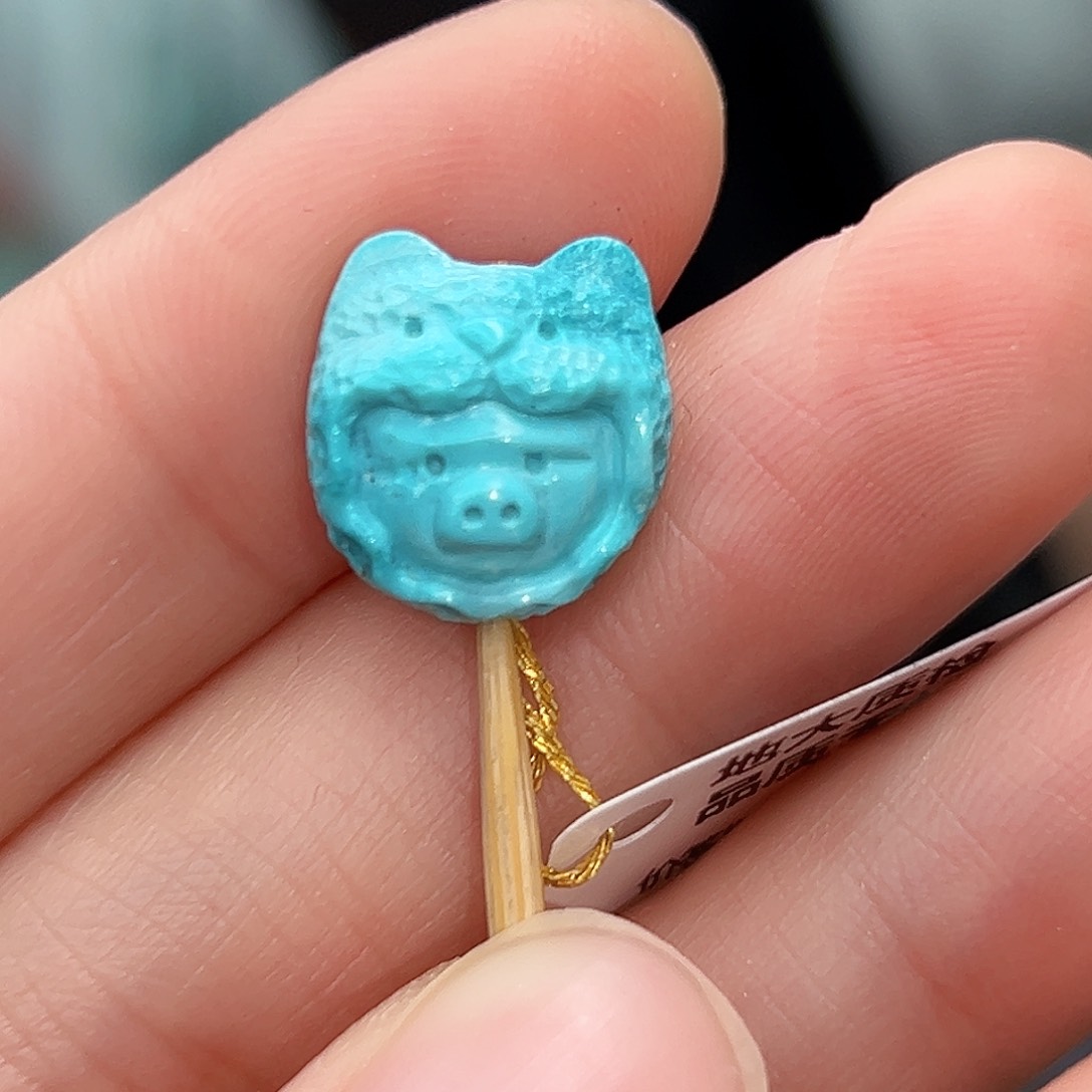 绿松石珠宝奇石未镶嵌