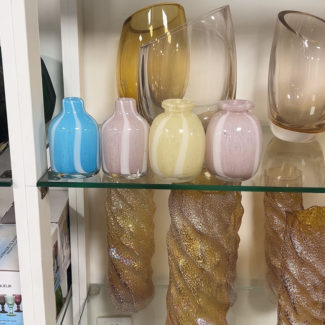 琉璃太*一组4只琉璃花器