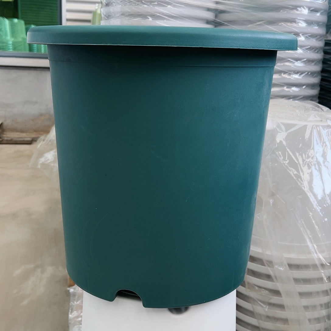 树脂四季盆8#墨绿3个无托