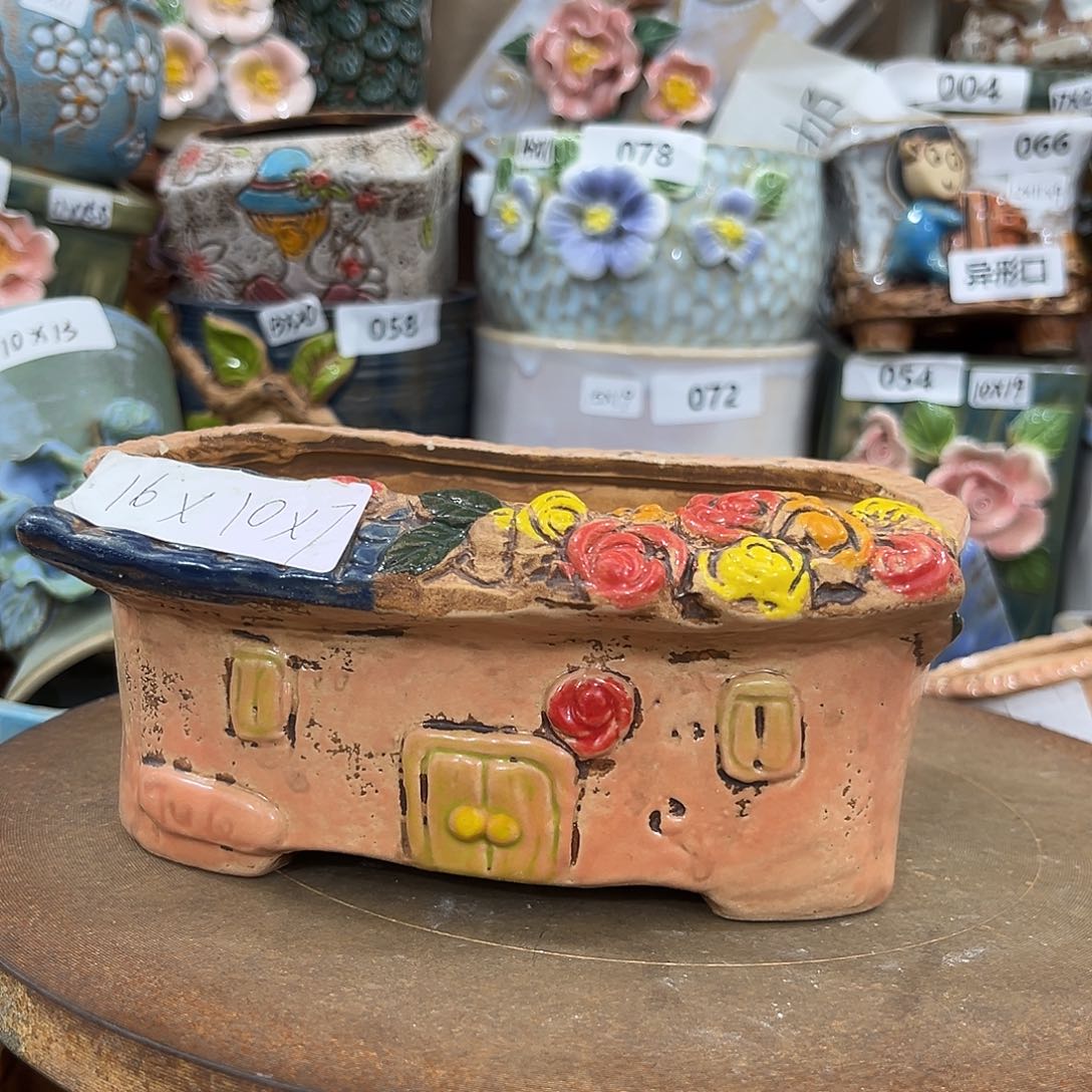 粗陶多肉花盆花盆