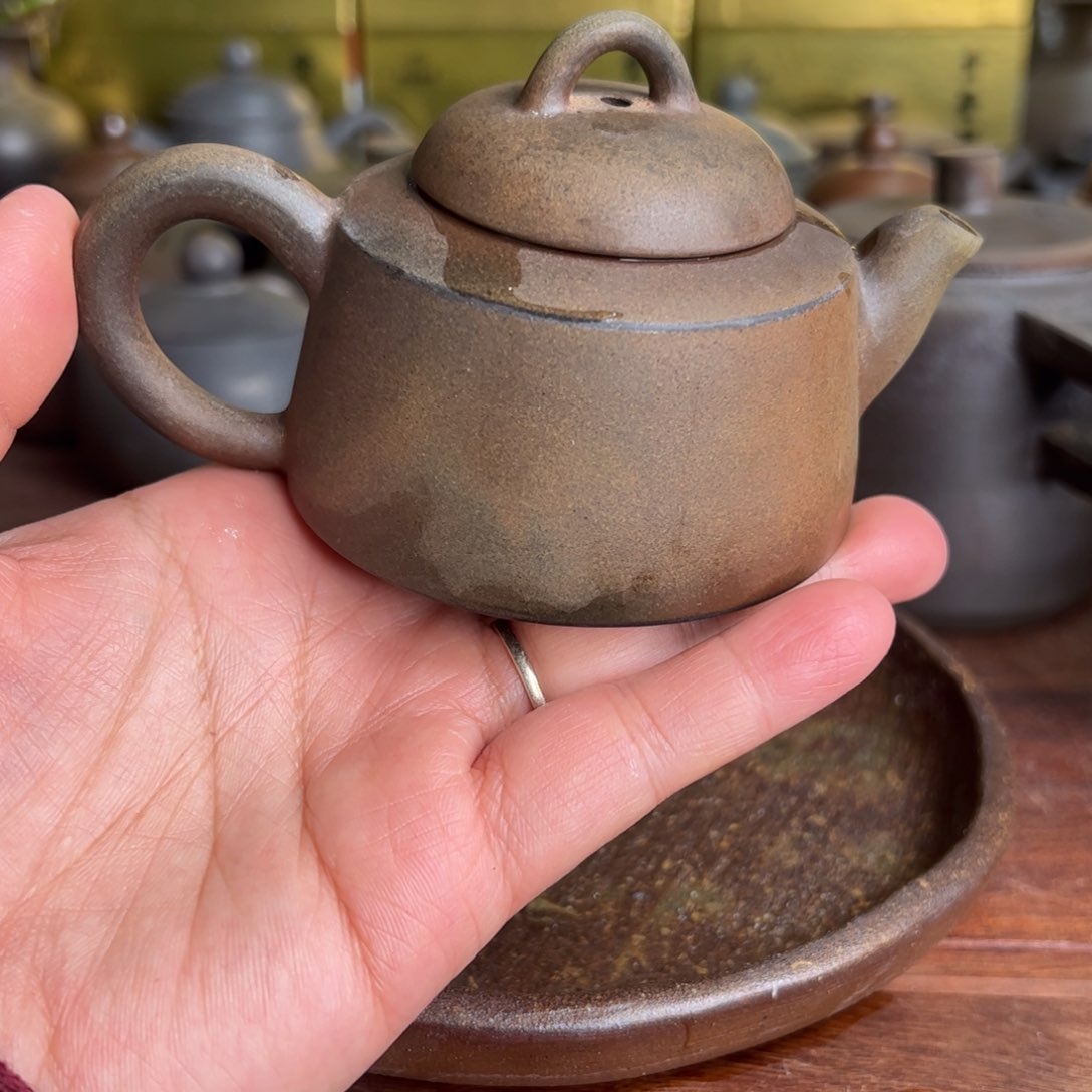 贵台龙窑柴烧茶壶A65
