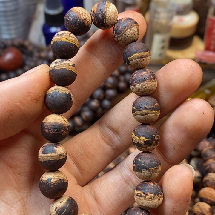 降真香手串/手链1.0*19黄金甲无胶1⃣️