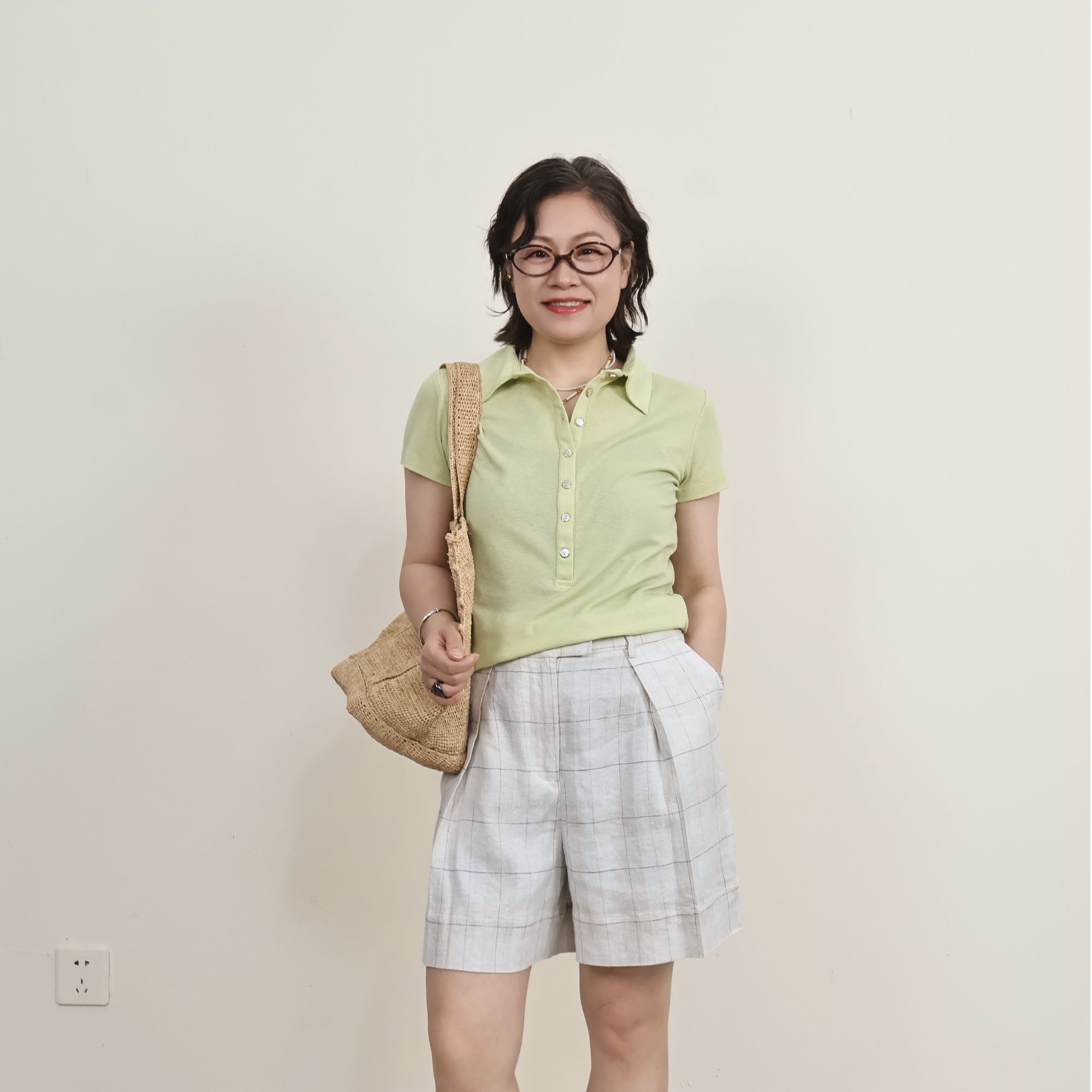 夏季醋酸桑蚕丝POLO领短袖休闲T恤