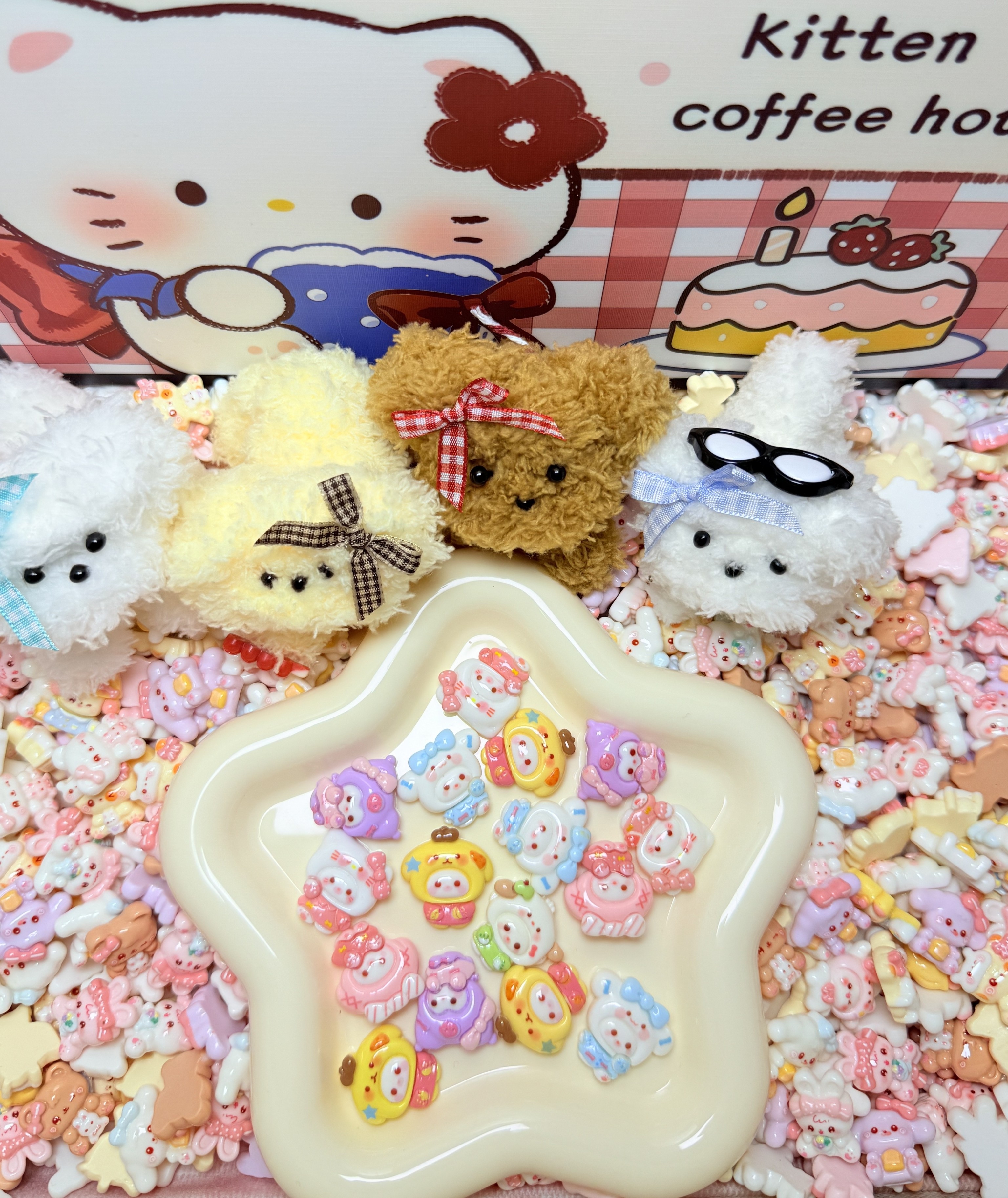 【直播现装】KT亮面树脂DIY配件混款