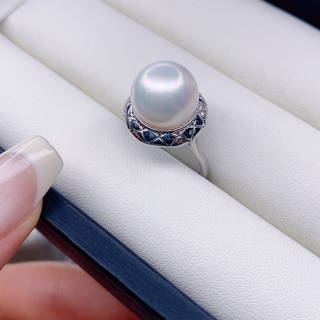 未镶嵌戒指淡水珍珠