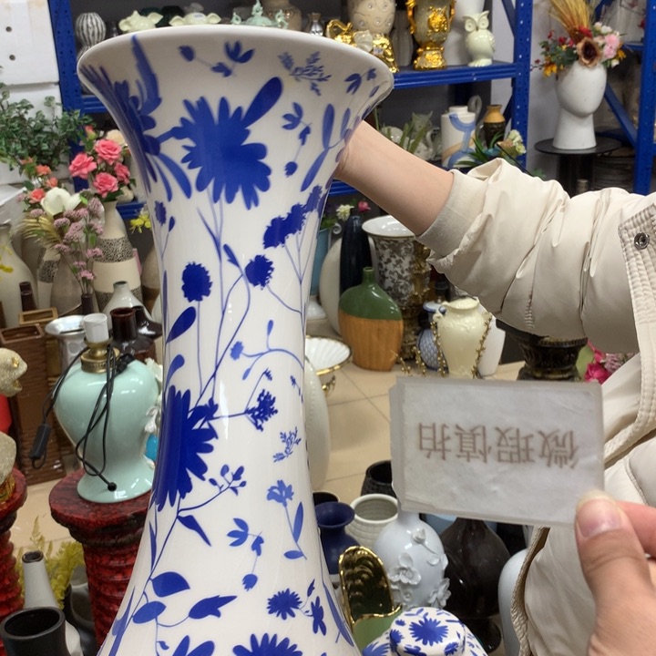 摆件微瑕陶瓷介意勿拍
