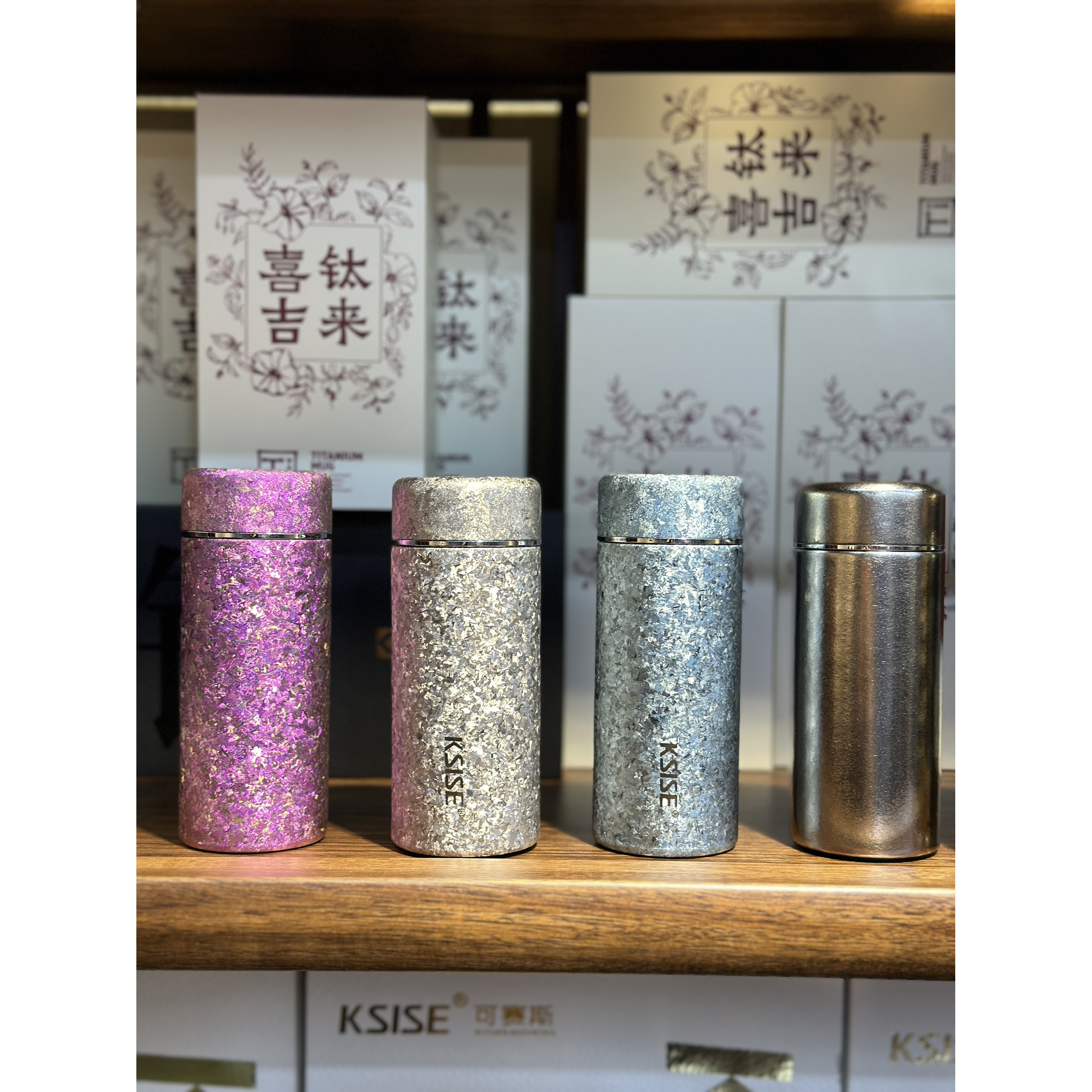 纯钛口袋杯保温杯可携带便携式水杯