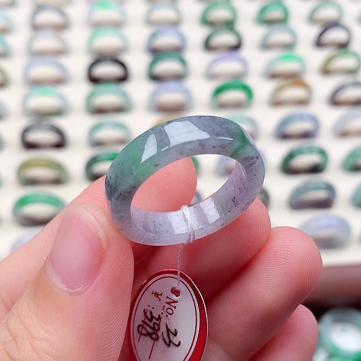 翡翠戒指未镶嵌23号