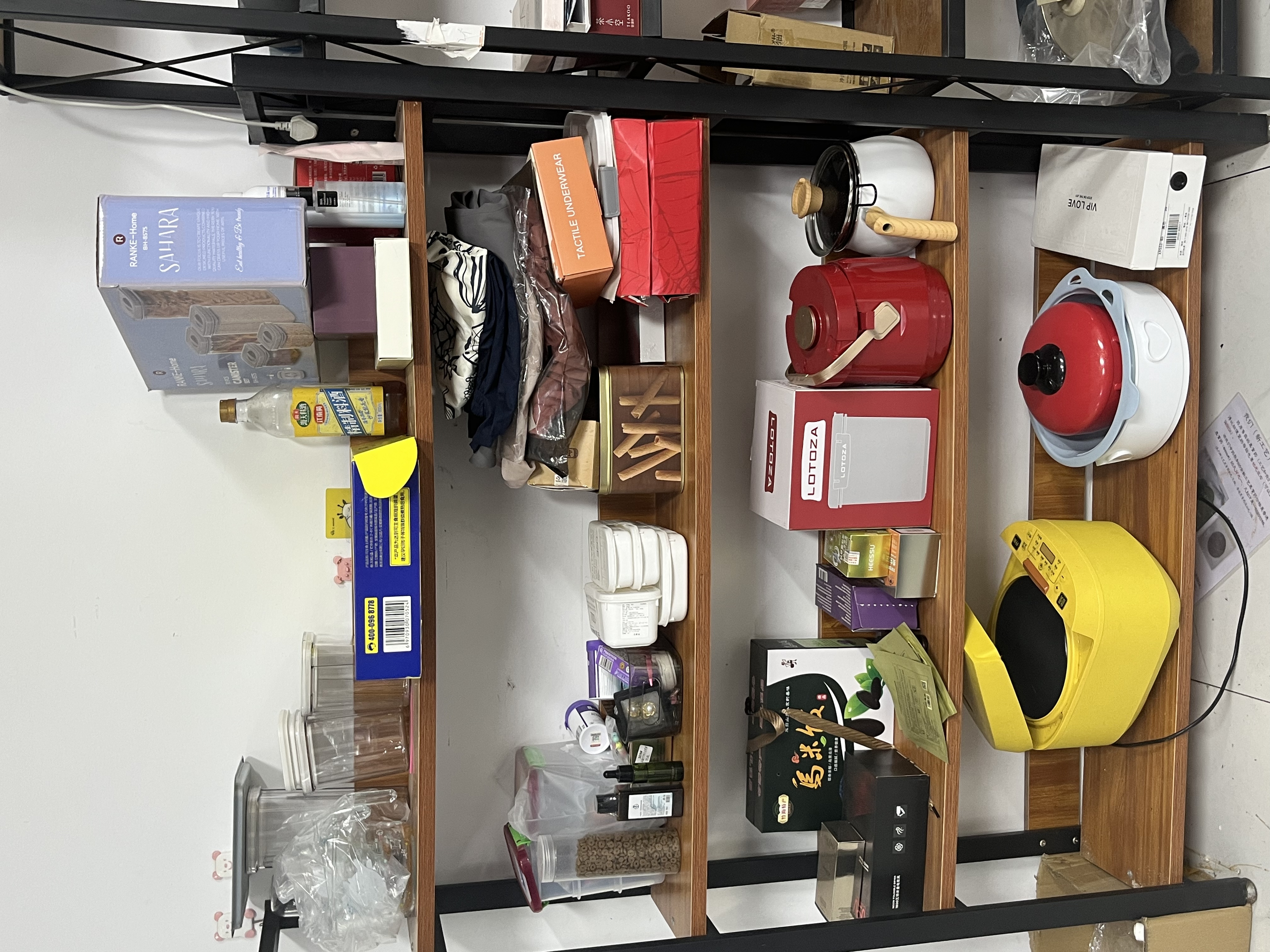 时尚百搭百货收纳盒子收纳柜家用锅