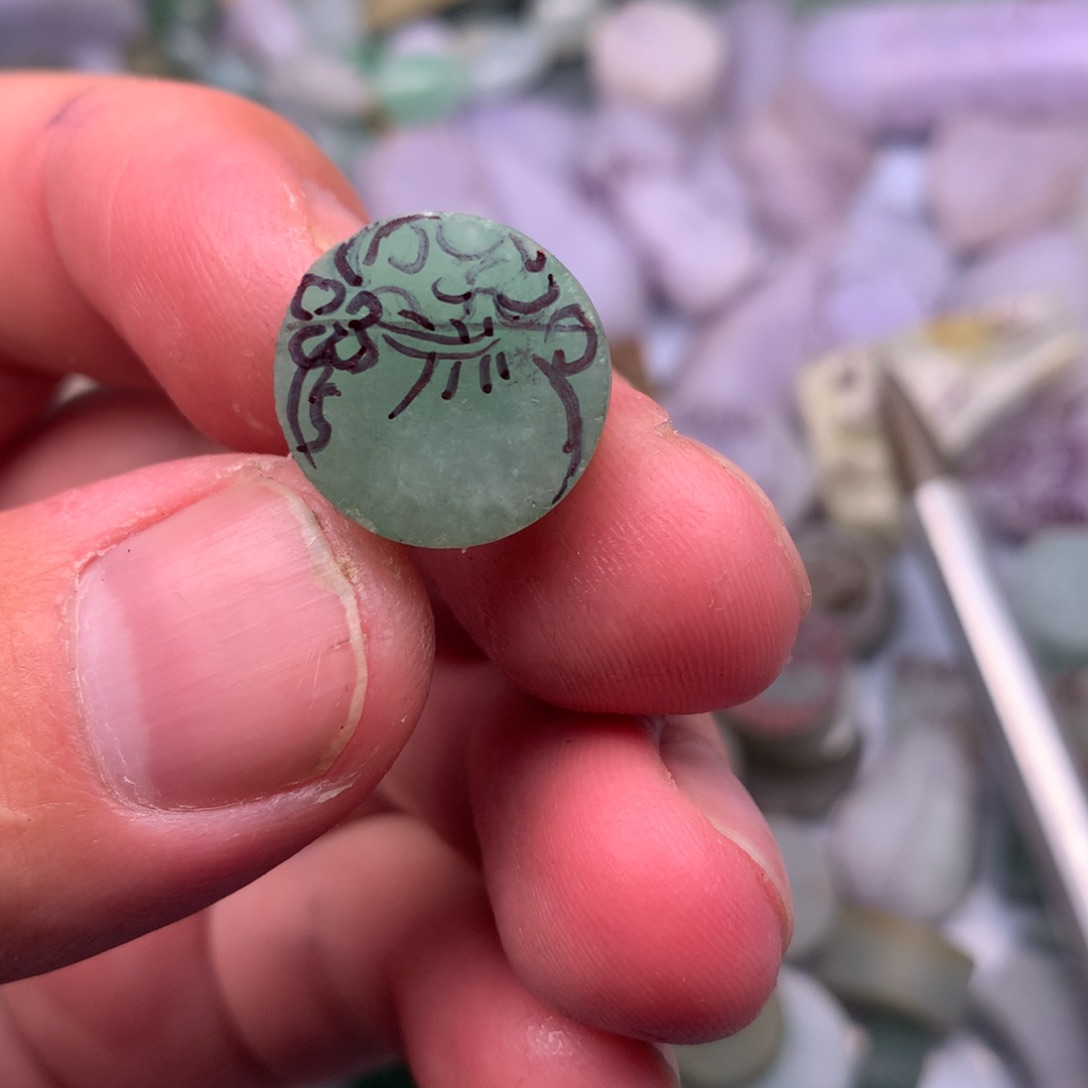 定制翡翠未镶嵌福袋