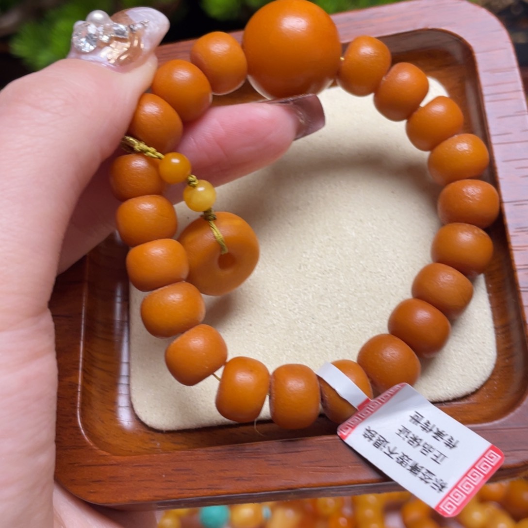 蜜蜡手链未镶嵌手串