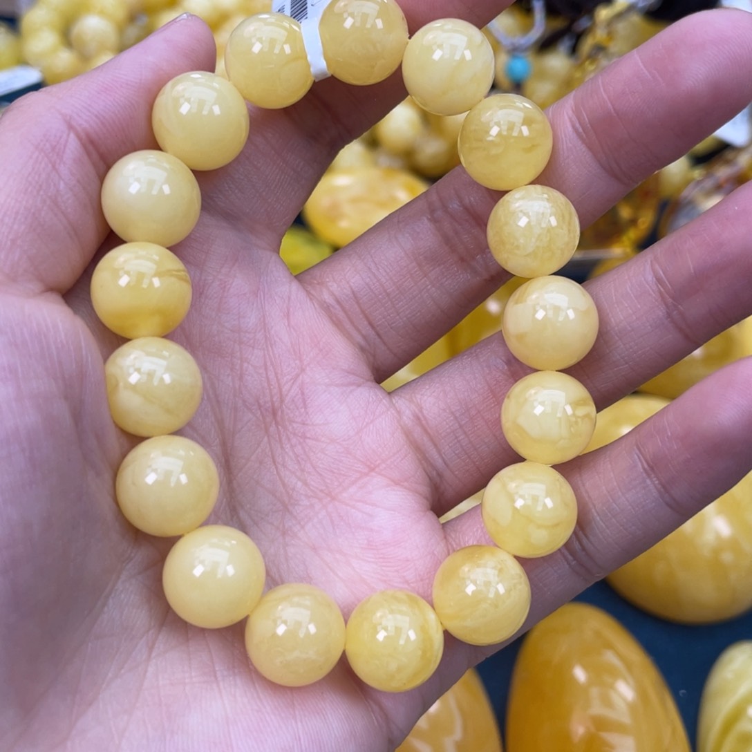 琥珀裸石未镶嵌琥珀蜜蜡w 107