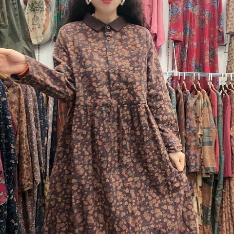 招财猫收腰裙887-1