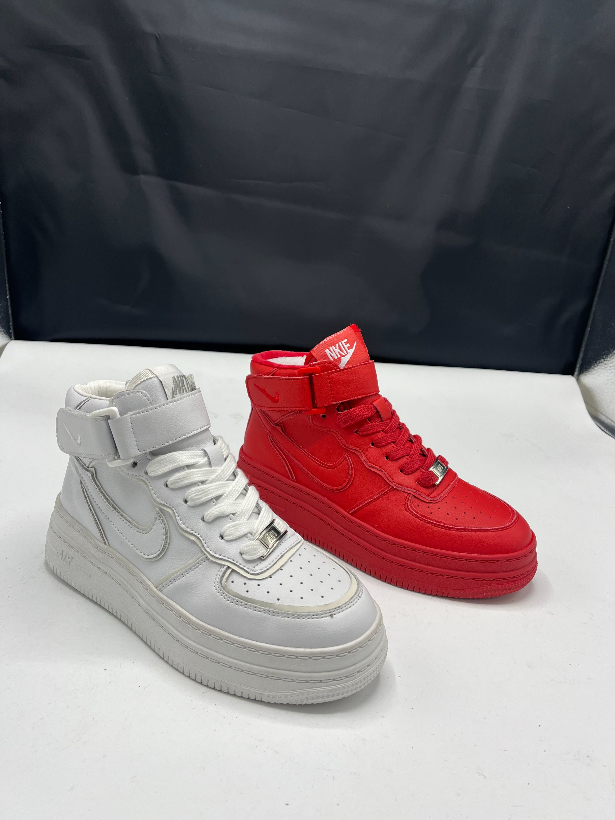 女子板鞋休闲鞋男士厚底高帮秋季女鞋中帮运动鞋