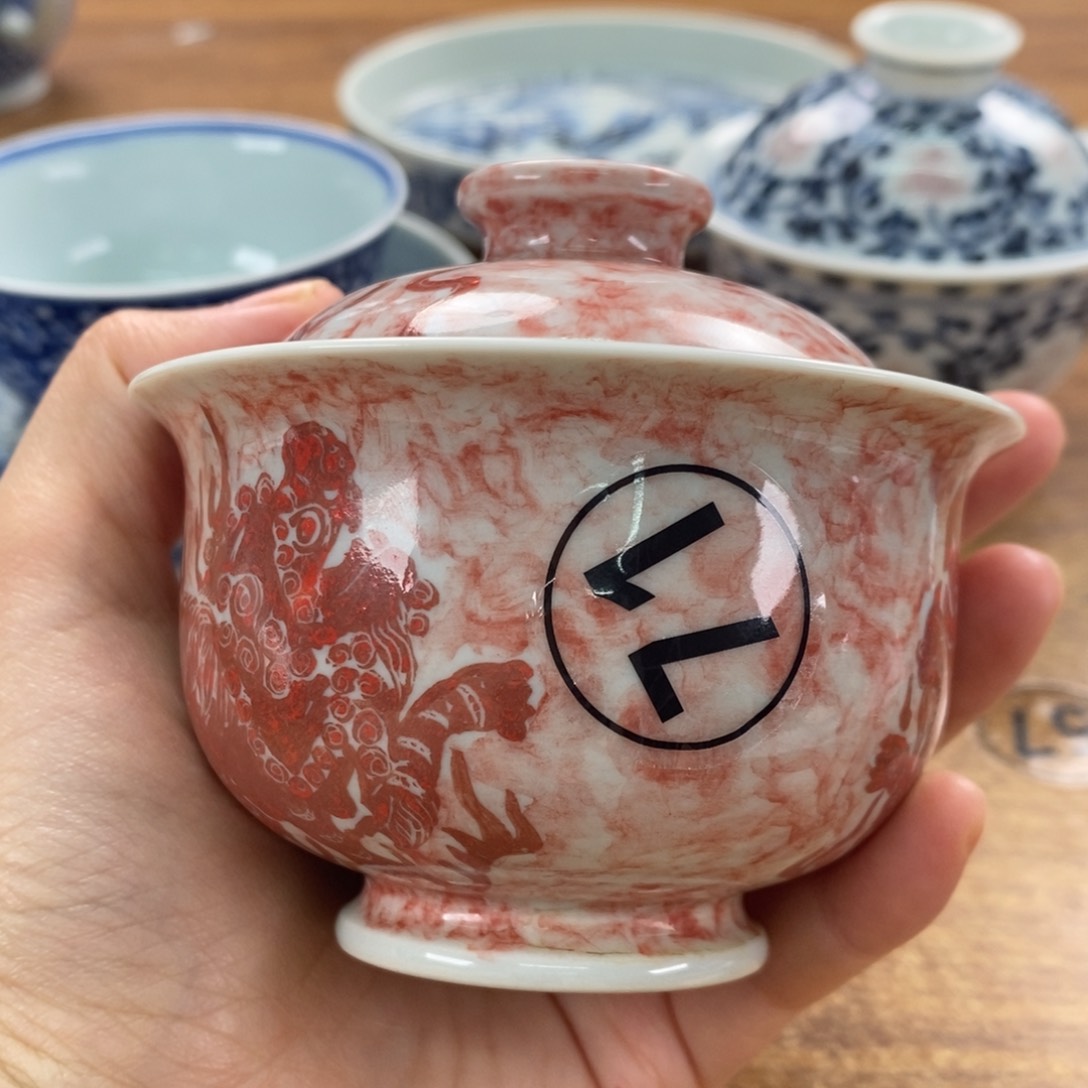 寒*手工手绘柴窑单杯