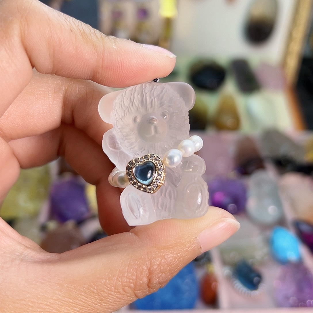水晶颈饰未镶嵌水晶 