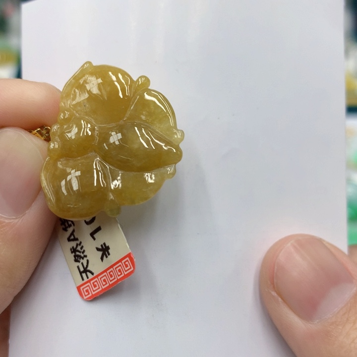 翡翠颈饰18K金镶嵌11111111