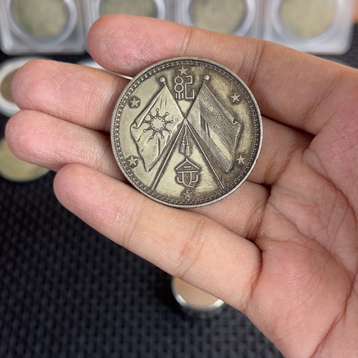 金属大头龙洋船洋工艺品