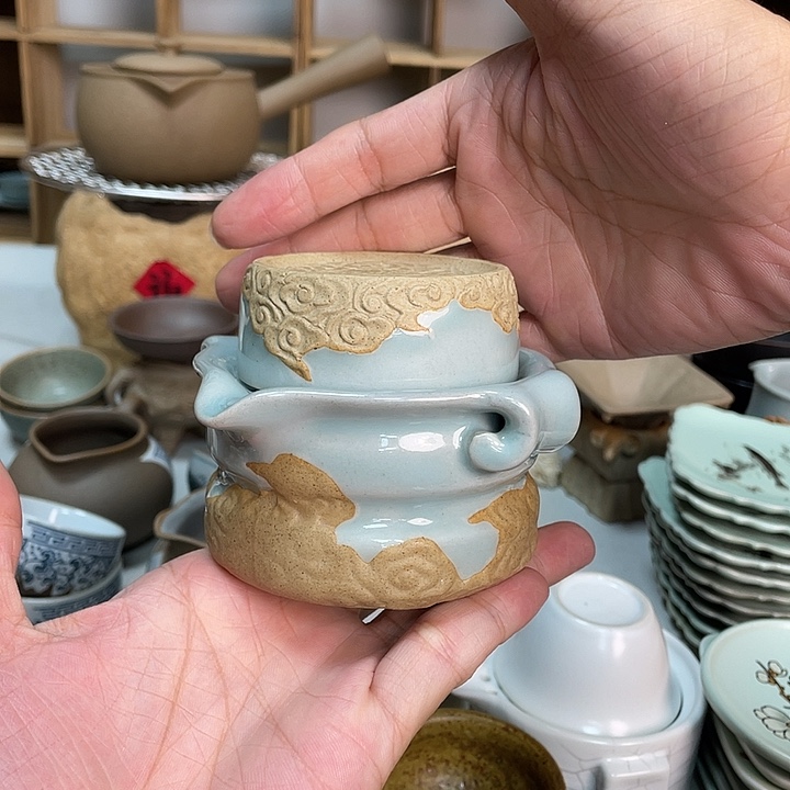 壶老段烧茶器茶具！