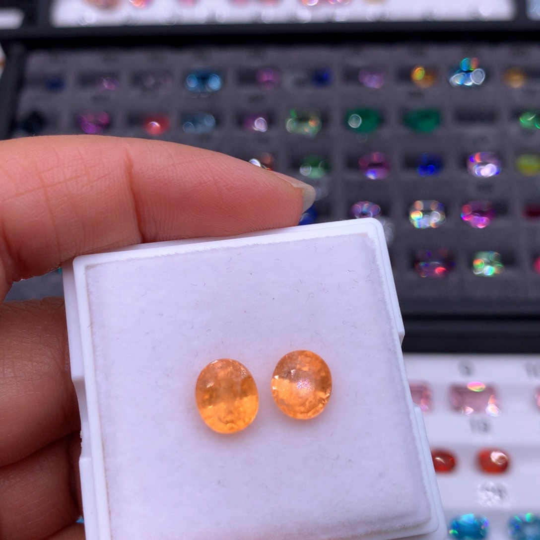 石榴石珠宝半成品未镶嵌