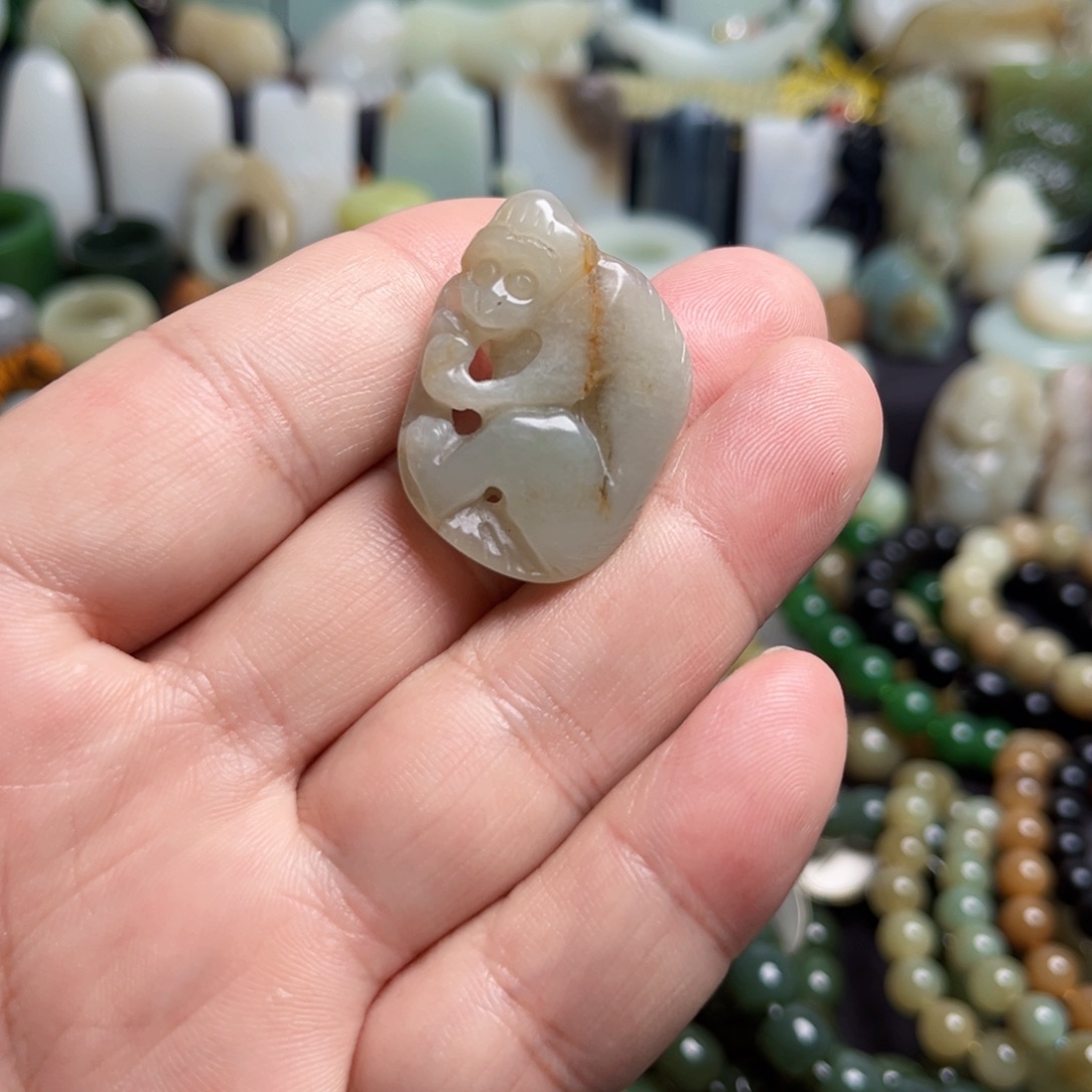 和田玉（子料）未镶嵌吊坠(不含链)