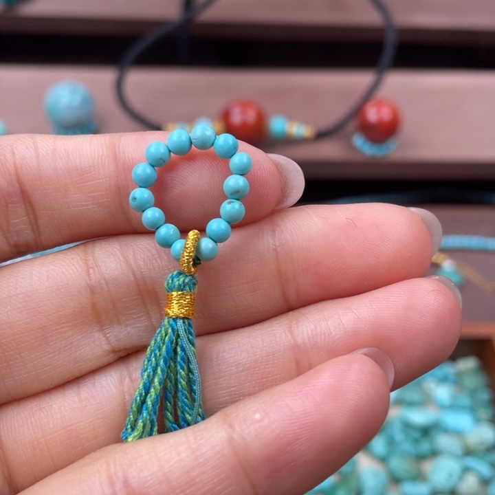 ゜***ꪆ绿松石未镶嵌手链