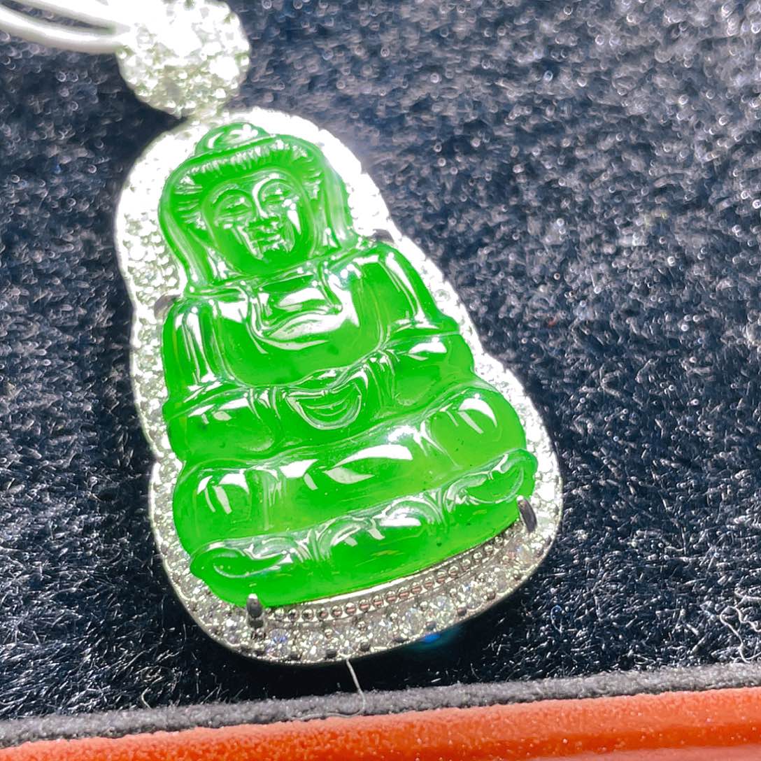 翡翠颈饰未镶嵌9，