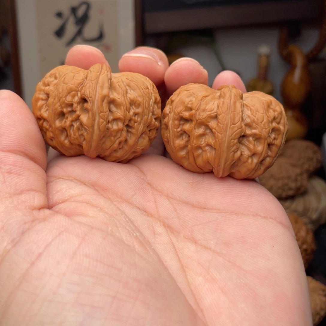 文玩核桃把件平谷元宝43