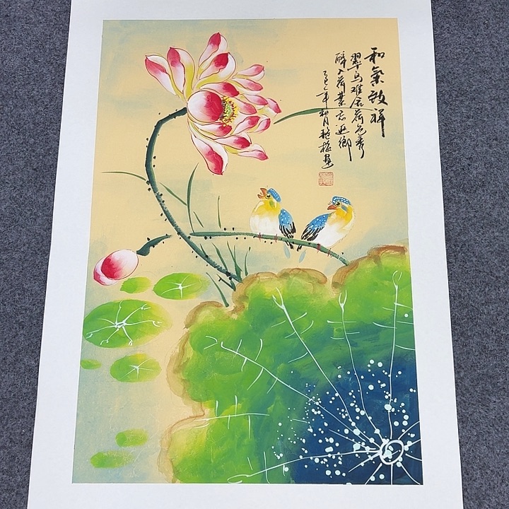 国画纯手绘国画作品