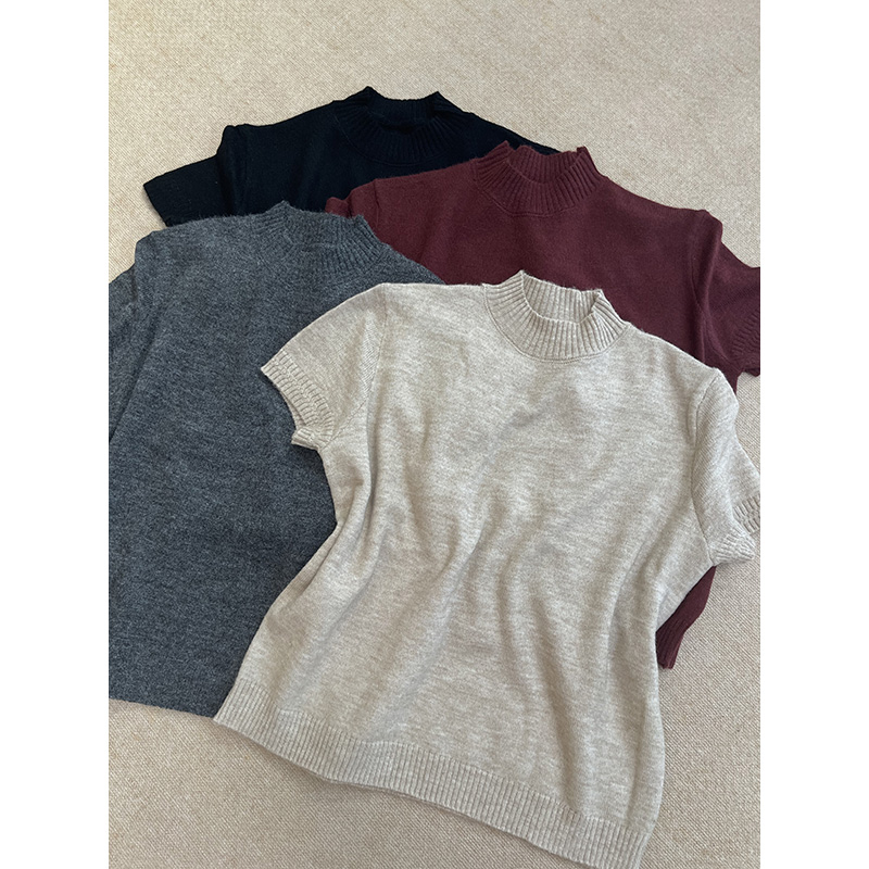 Daoi/丹丹 -羊绒棉套头针织衫 2690