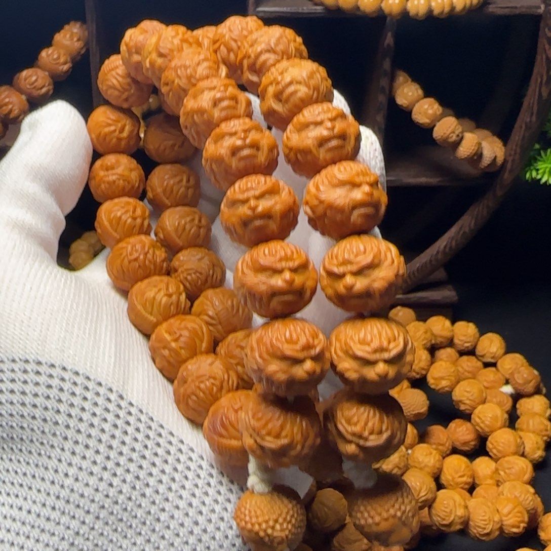 伤***身猴头核桃吊坠猴头