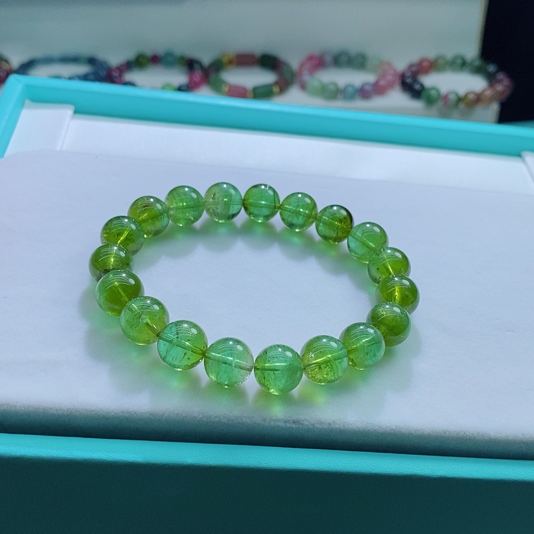 碧玺手链未镶嵌10mm左右