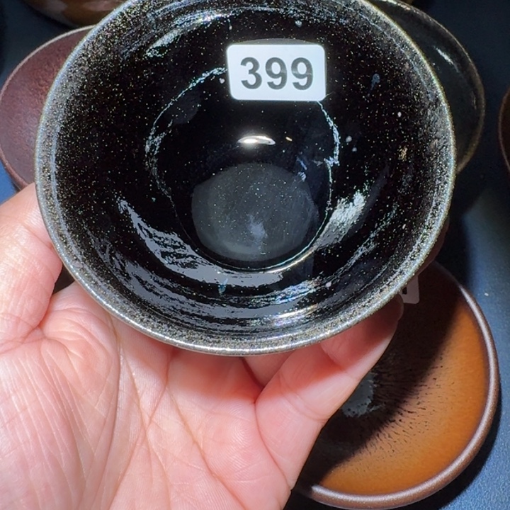 御***名小雨茶盏，手工柴烧