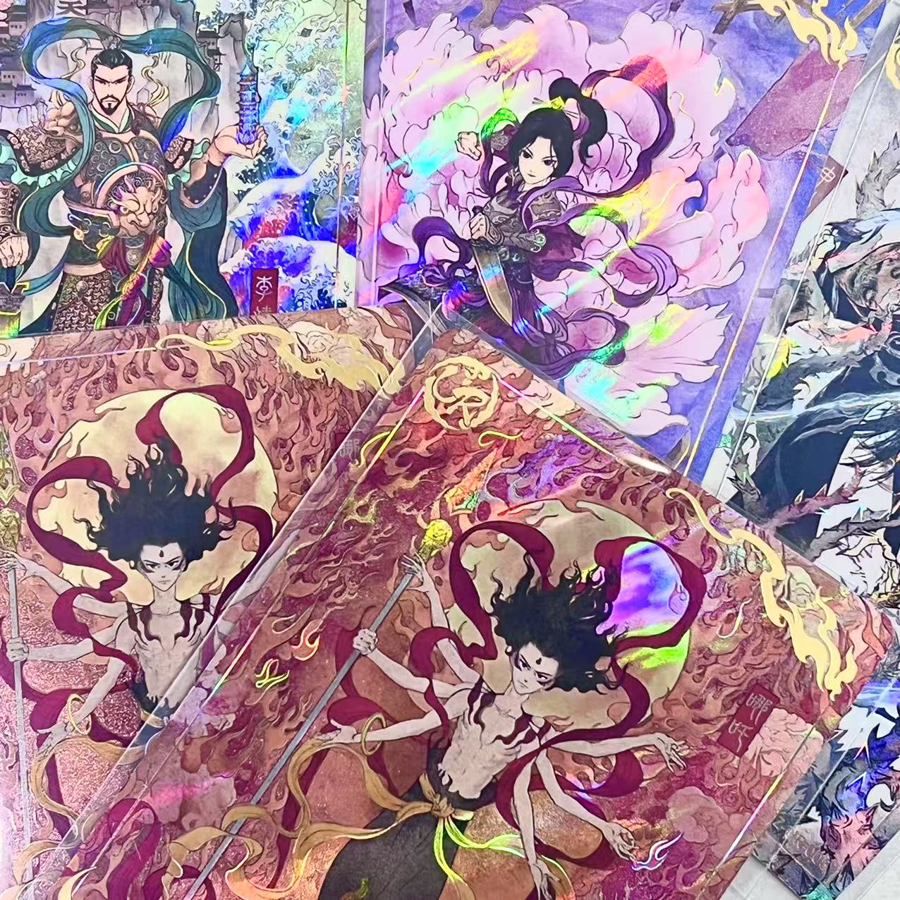 【随机UR/LR】卡游正版哪吒之魔童闹海 收藏卡牌