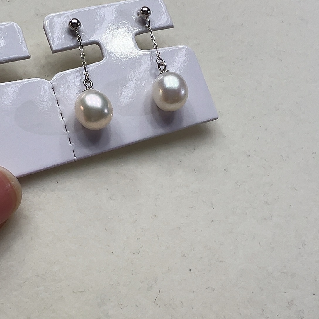 颈饰淡水珍珠银S925镶嵌➕9