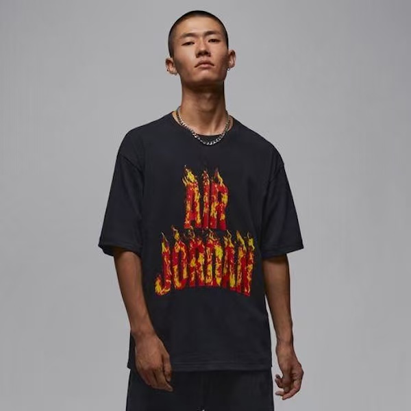 NIKE/耐克官方正品Air Jordan 男女款百搭T恤运动休闲 IQ6957-010