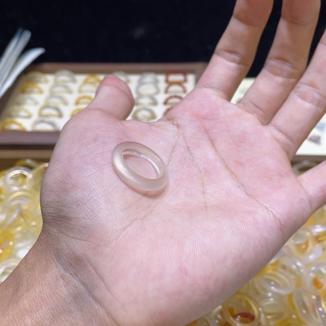 玛瑙/玉髓合金戒指56号港16