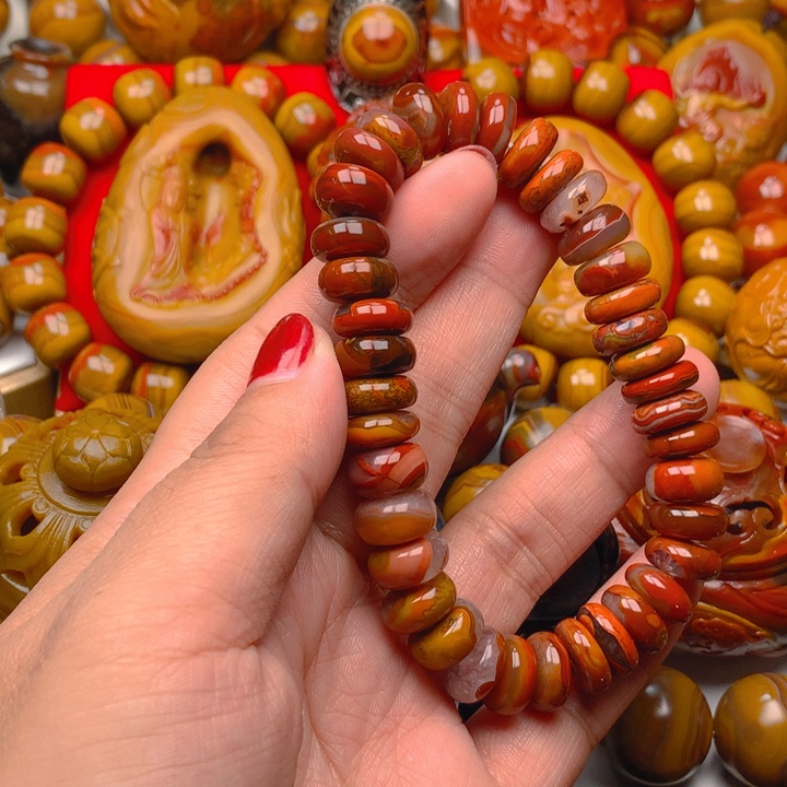 玛瑙/玉髓未镶嵌平安扣