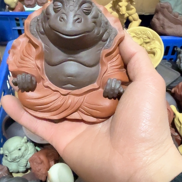 紫砂茶宠H***r雕塑瑕疵茶宠