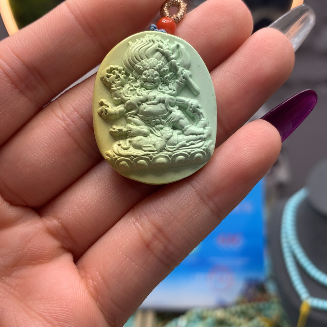 绿松石挂件未镶嵌