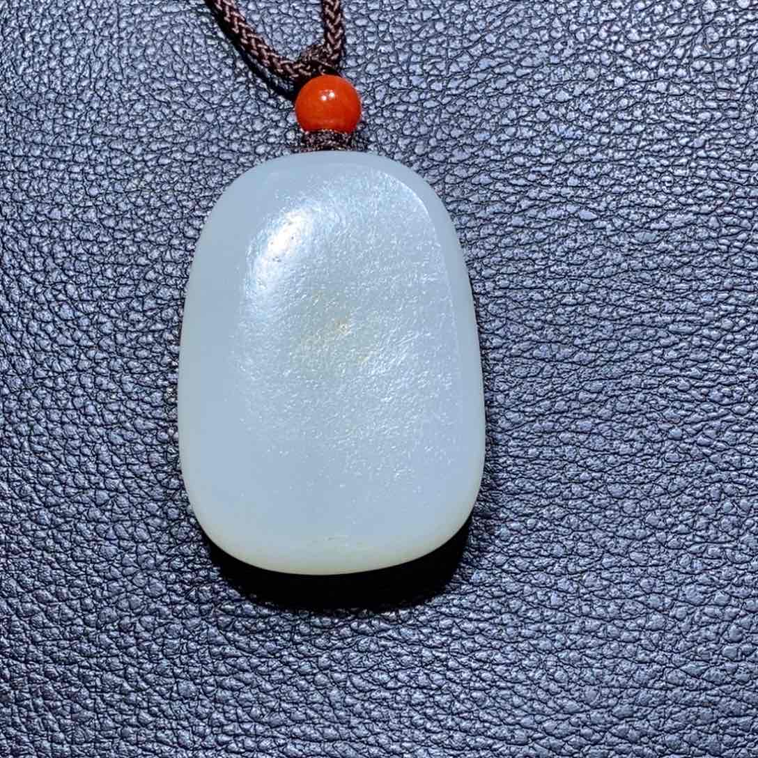 和田玉颈饰未镶嵌怪*叔