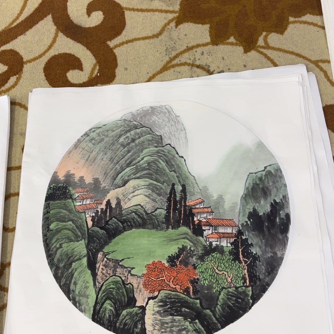 国画闫合行李欣李欣主播