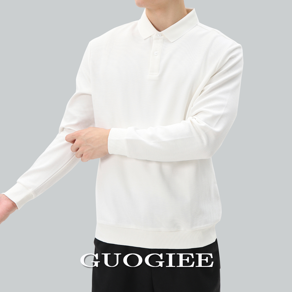 GUOGIEE/古玑【云梯棉】秋冬爆款2025新款雅痞风男装长袖POLO衫休闲