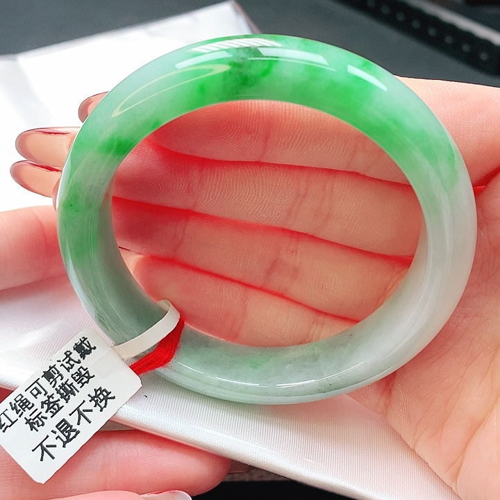 翡翠手镯未镶嵌54正圈